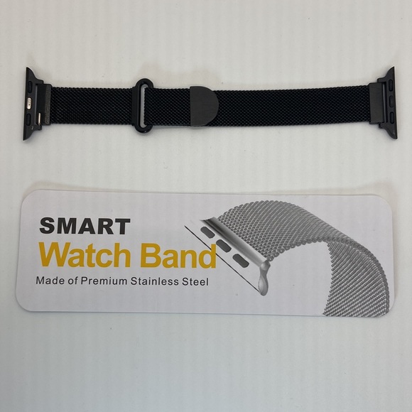 New Smart Watch Black Stainless Steel Apple Replacement Band. Fits 38-40mm. - Picture 3 of 4